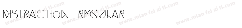 Distraction Regular字体转换